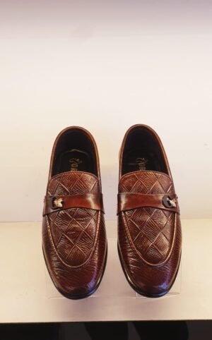 Brown formal shoes